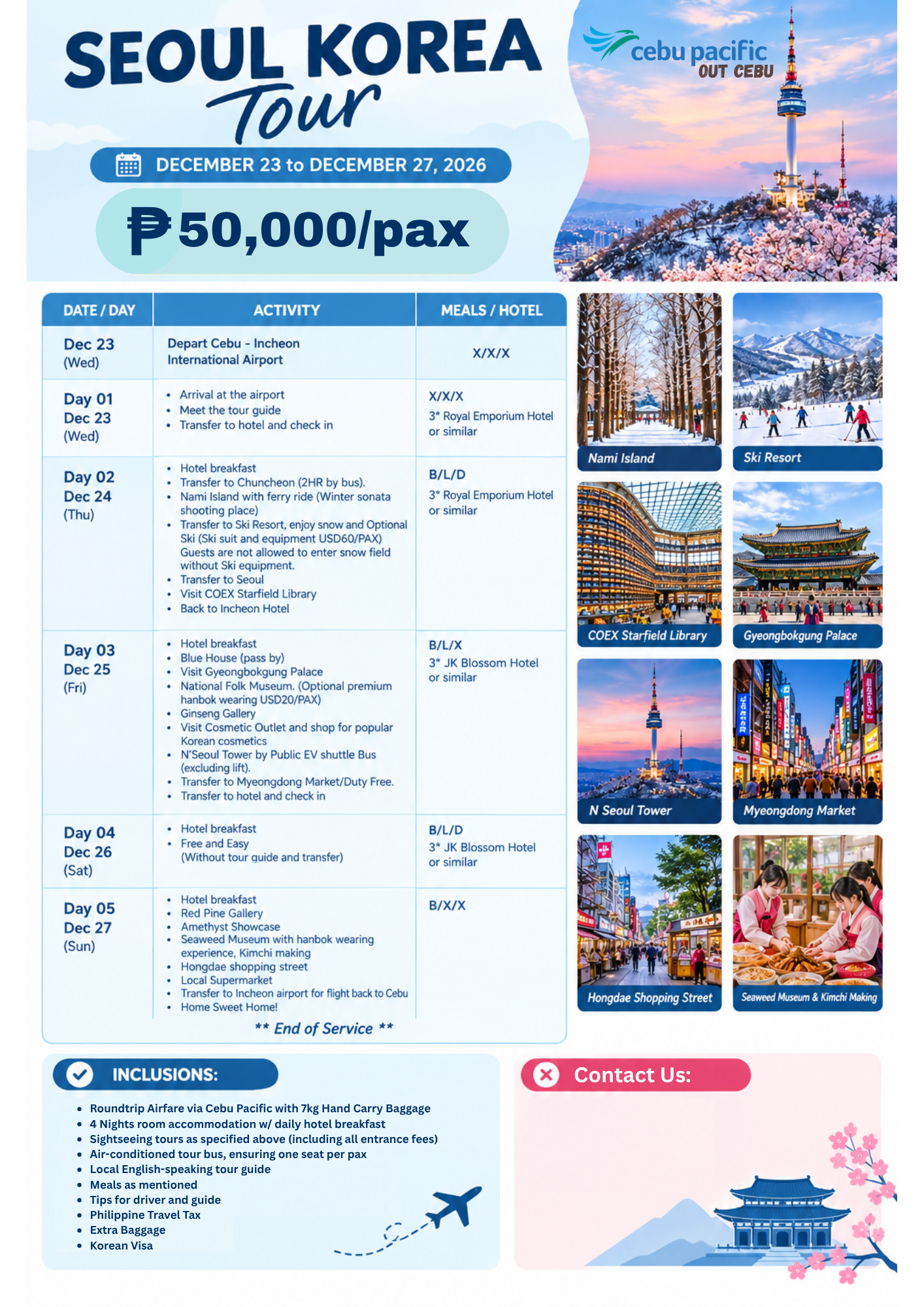 DAEBAK KOREA OUT CEBU